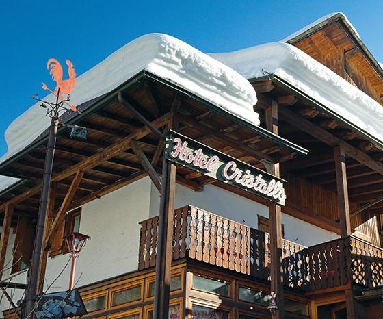 Hotel Cristallo Courmayeur Exterior foto
